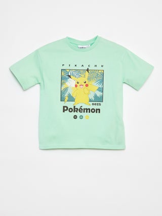 Camiseta de manga corta 'Pikachu' 'Pokémon'