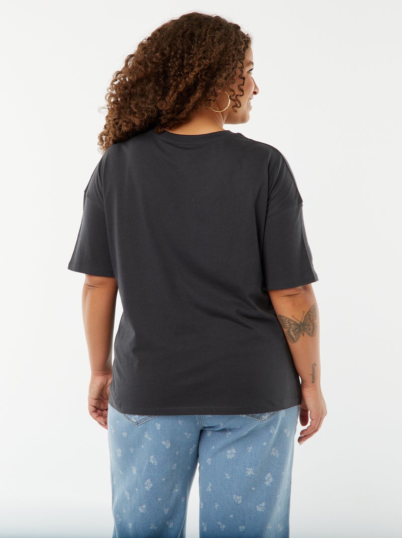 Camiseta de manga corta 'Pink Floyd' NEGRO - Kiabi