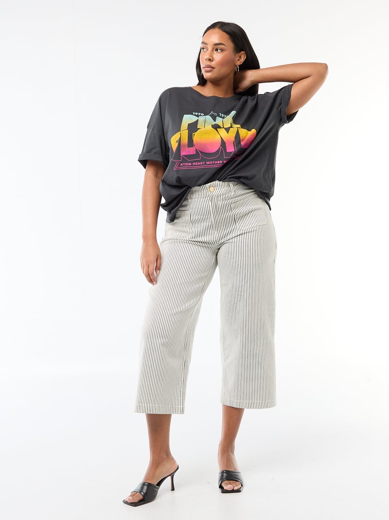 Camiseta de manga corta 'Pink Floyd' Negro - Kiabi