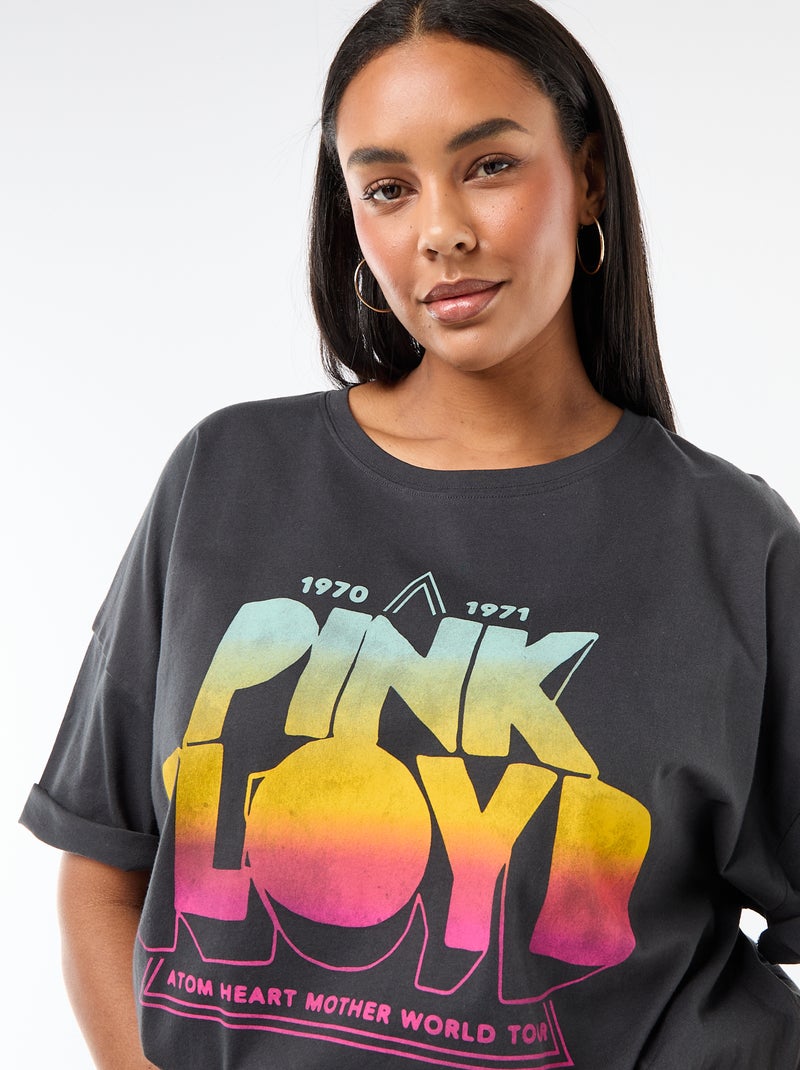 Camiseta de manga corta 'Pink Floyd' Negro - Kiabi