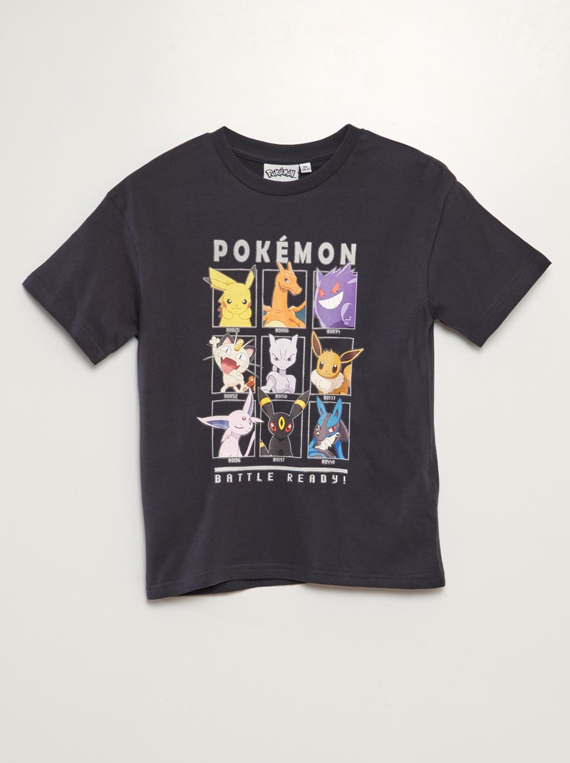 Camiseta de manga corta 'Pokémon' GRIS - Kiabi