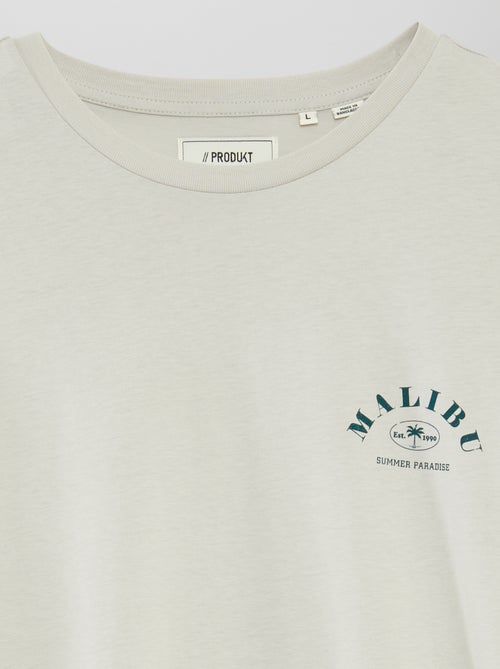 Camiseta de manga corta 'Produkt' - Kiabi