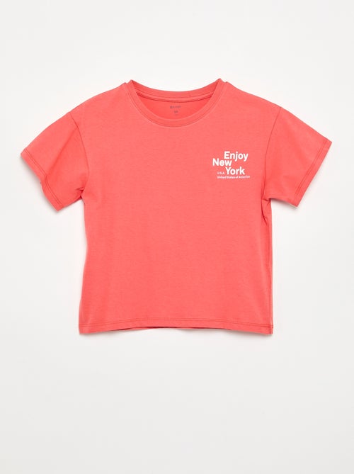 Camiseta de manga corta - Kiabi