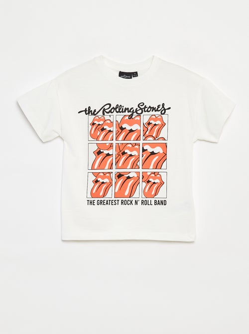Camiseta de manga corta 'Rolling Stones' - Kiabi