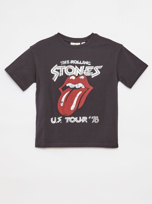 Camiseta de manga corta 'Rolling Stones' - Kiabi