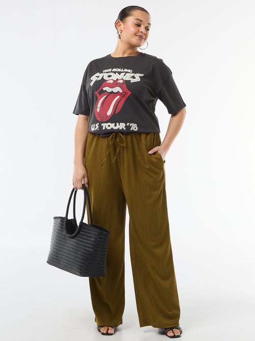Camiseta de manga corta 'Rolling Stones' - Kiabi