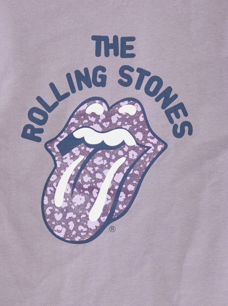 Camiseta de manga corta 'Rolling Stones' PURPURA - Kiabi