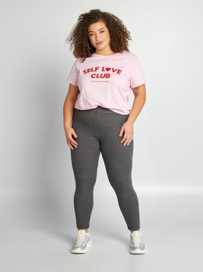 Camiseta de manga corta ROSA - Kiabi