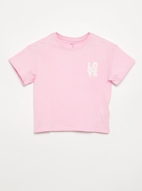 Camiseta de manga corta - Kiabi