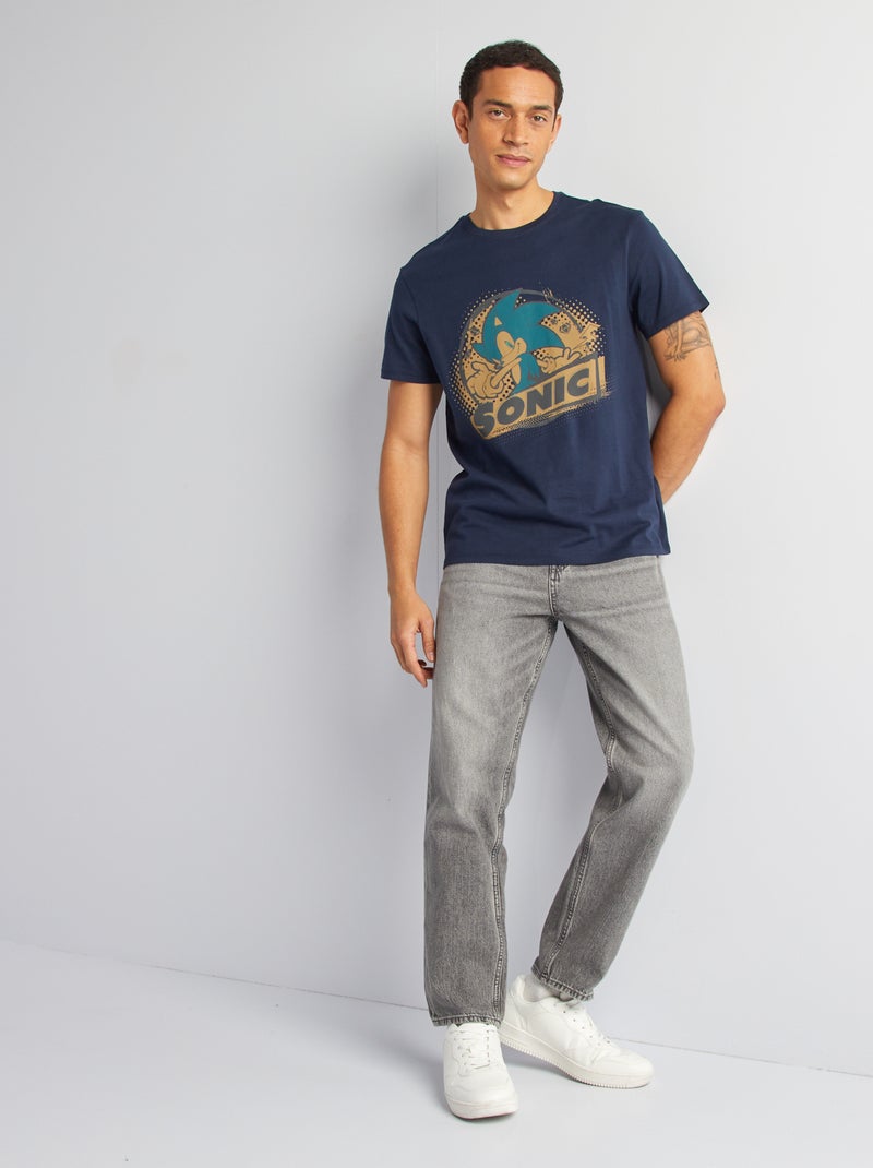 Camiseta de manga corta 'Sonic' SEGA' azul - Kiabi