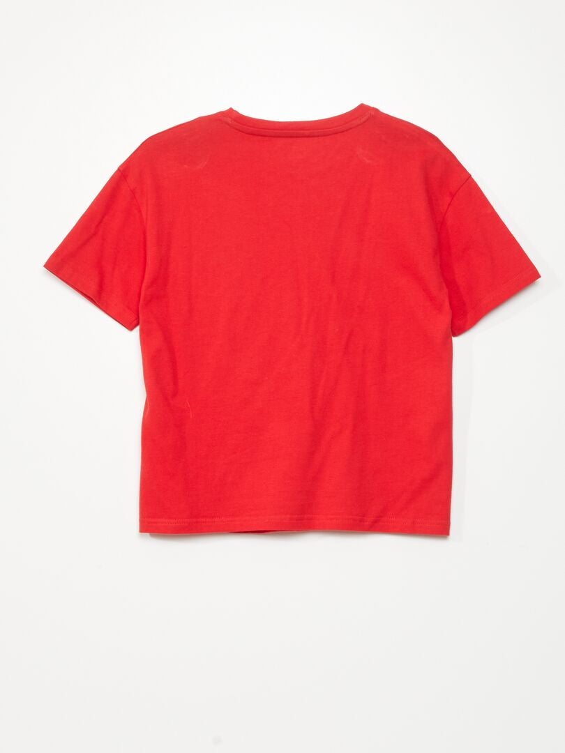 Camiseta de manga corta 'Spider-Man' Rojo - Kiabi