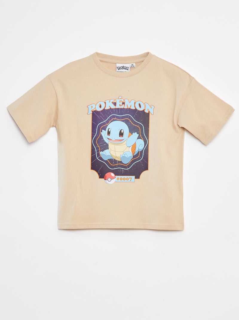 Camiseta de manga corta 'Squirtle' BEIGE - Kiabi