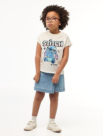 Camiseta de manga corta 'Stitch' - Colección fácil de poner