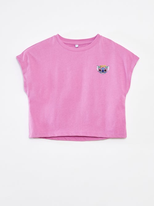 Camiseta de manga corta 'Stitch' - Kiabi