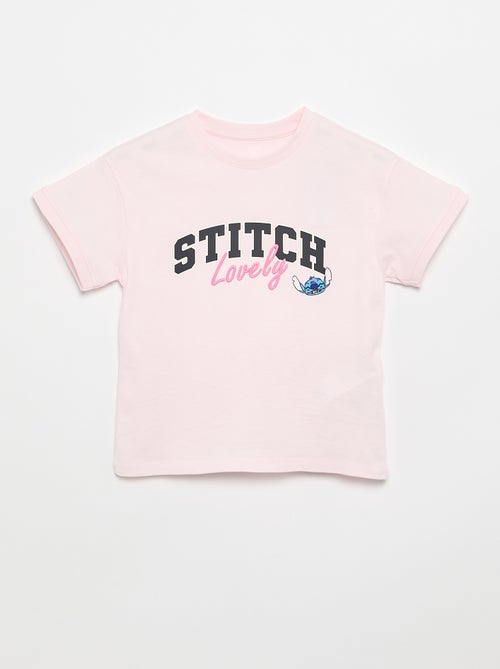 Camiseta de manga corta 'Stitch' - Kiabi