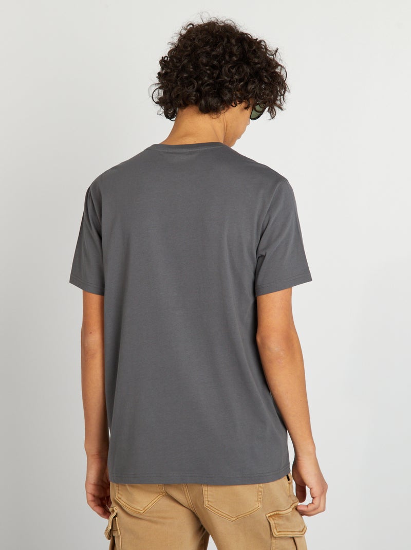 Camiseta de manga corta 'Strager Things' GRIS - Kiabi