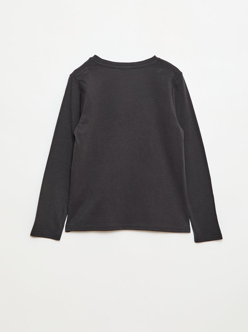 Camiseta de manga corta 'Stranger Things' Negro - Kiabi