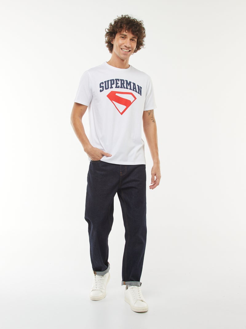 Camiseta de manga corta 'Superman' 'DC Comics' blanco - Kiabi