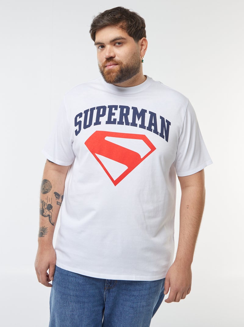 Camiseta de manga corta 'Superman' 'DC Comics' blanco - Kiabi