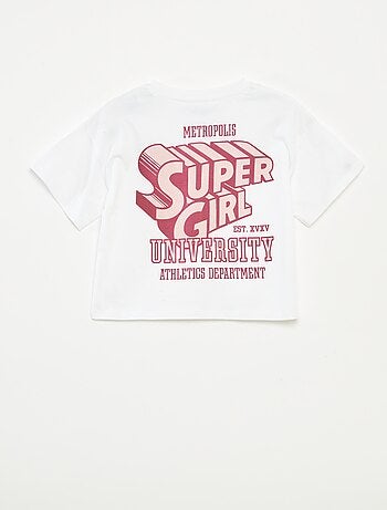 Camiseta de manga corta 'Superman' 'DC Comics' con estampado en ambos lados