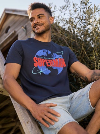Camiseta de manga corta 'Superman' 'DC Comics'