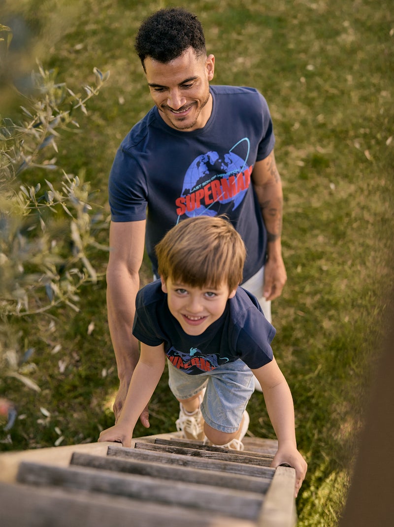 Camiseta de manga corta 'Superman' 'DC Comics' NEGRO - Kiabi