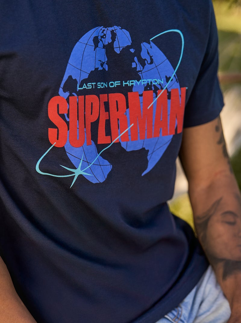 Camiseta de manga corta 'Superman' 'DC Comics' NEGRO - Kiabi