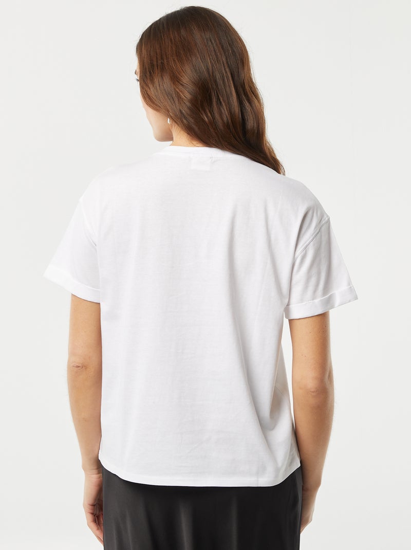 Camiseta de manga corta 'The Doors' BLANCO - Kiabi