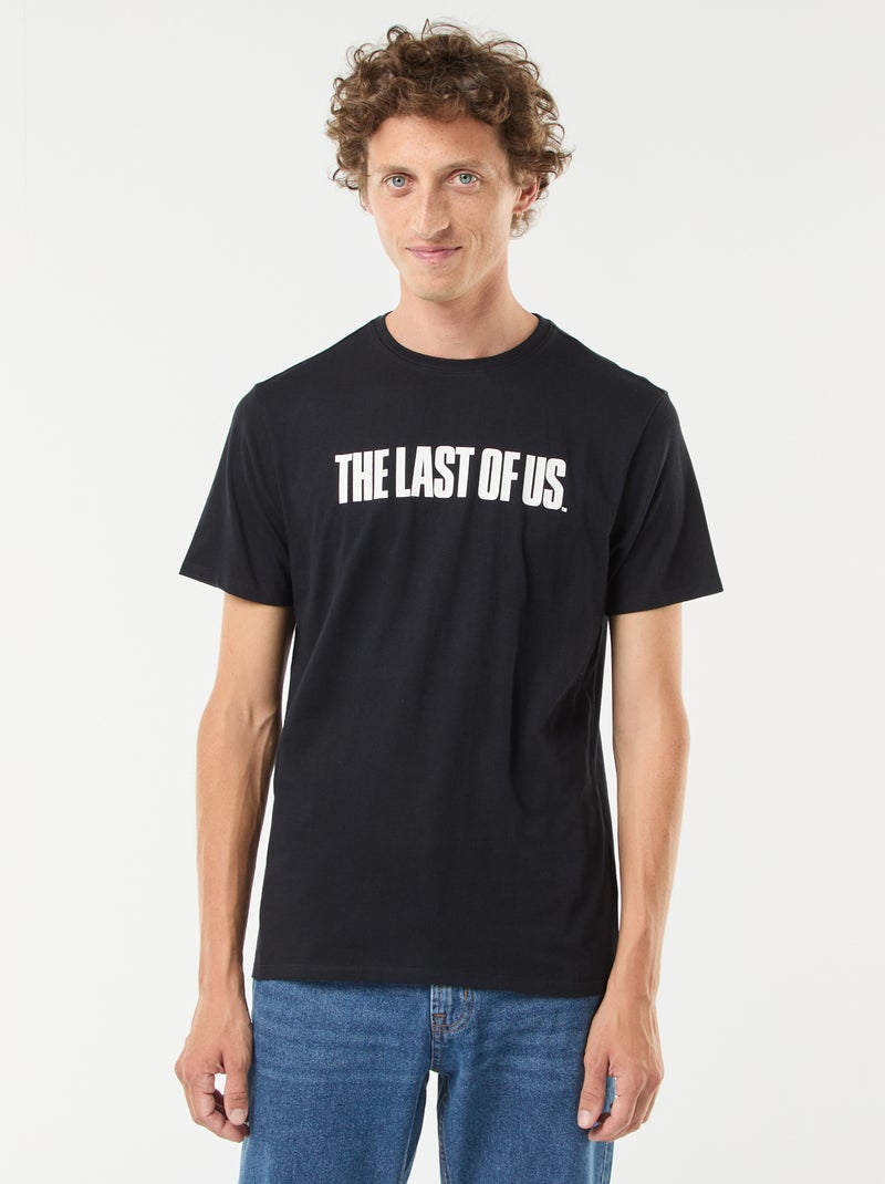 Camiseta de manga corta 'The Last of Us' estampado en ambos lados negro - Kiabi