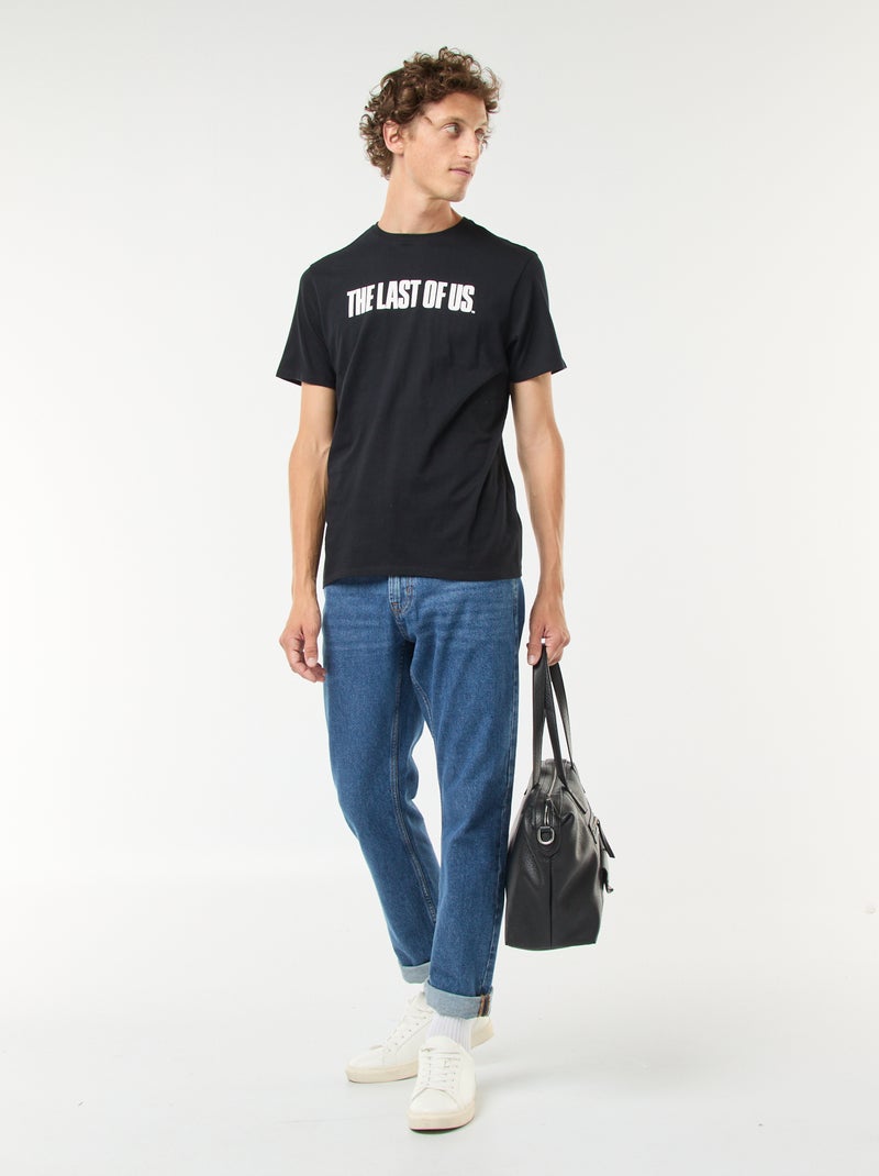 Camiseta de manga corta 'The Last of Us' estampado en ambos lados negro - Kiabi