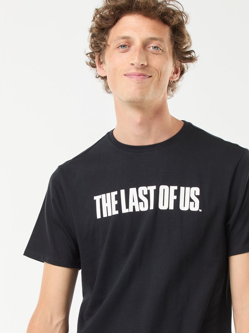 Camiseta de manga corta 'The Last of Us' estampado en ambos lados negro - Kiabi