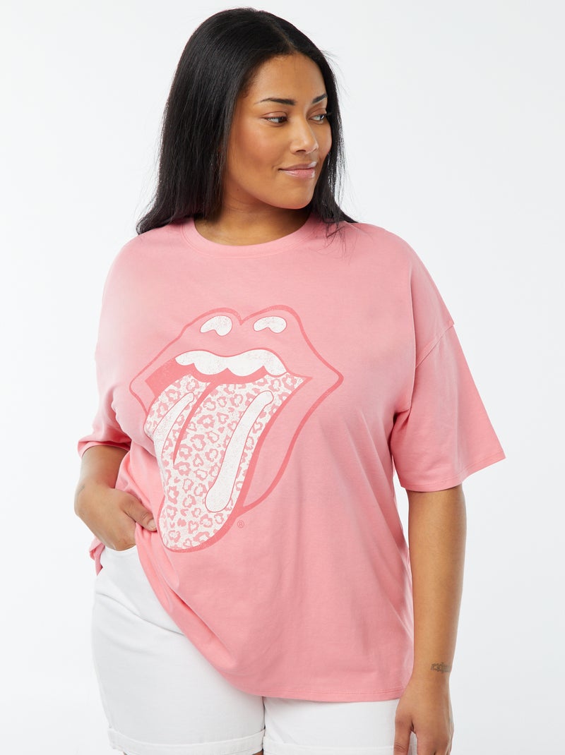 Camiseta de manga corta 'The Rolling Stones' BLANCO - Kiabi