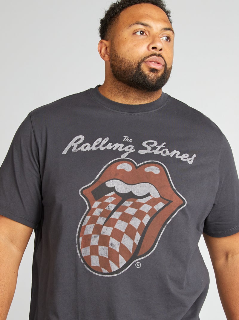 Camiseta de manga corta 'The Rolling Stones' NEGRO - Kiabi