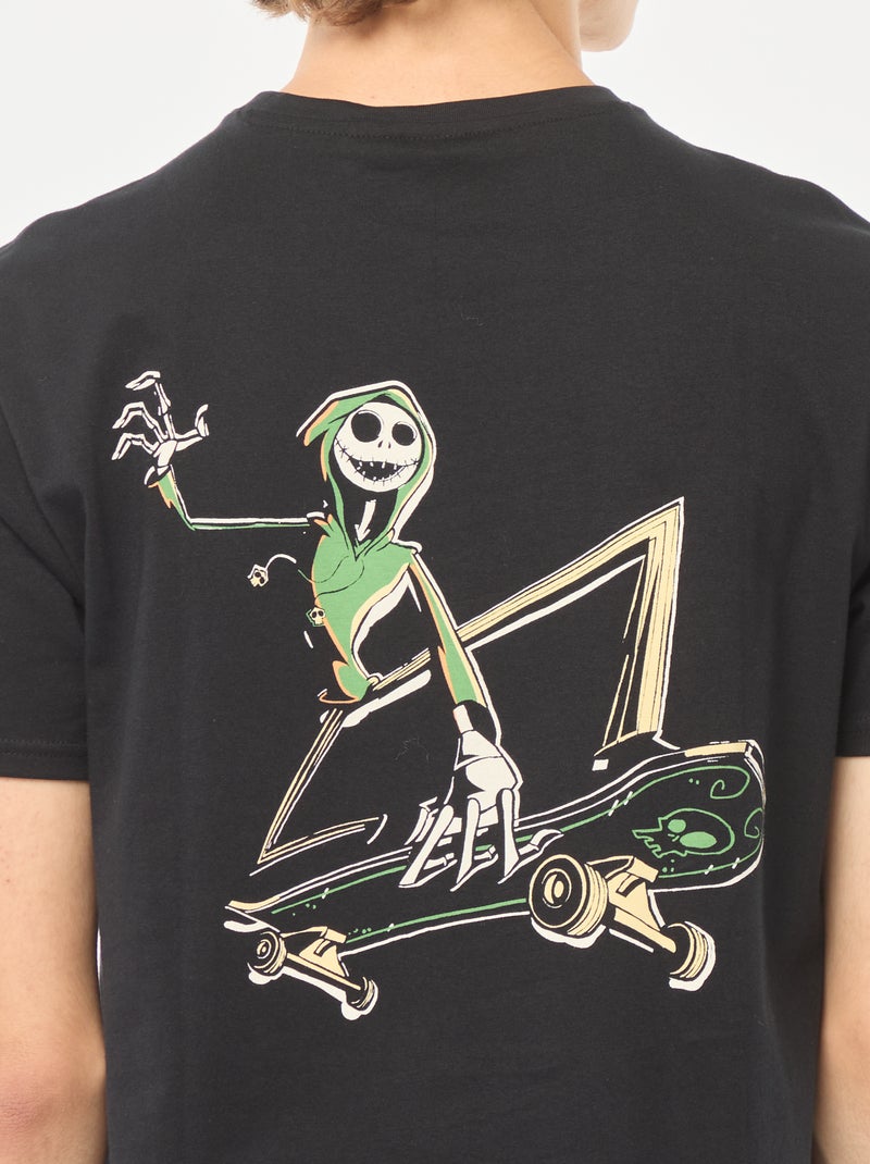 Camiseta de manga corta 'Tim Burton' 'Disney' Negro - Kiabi