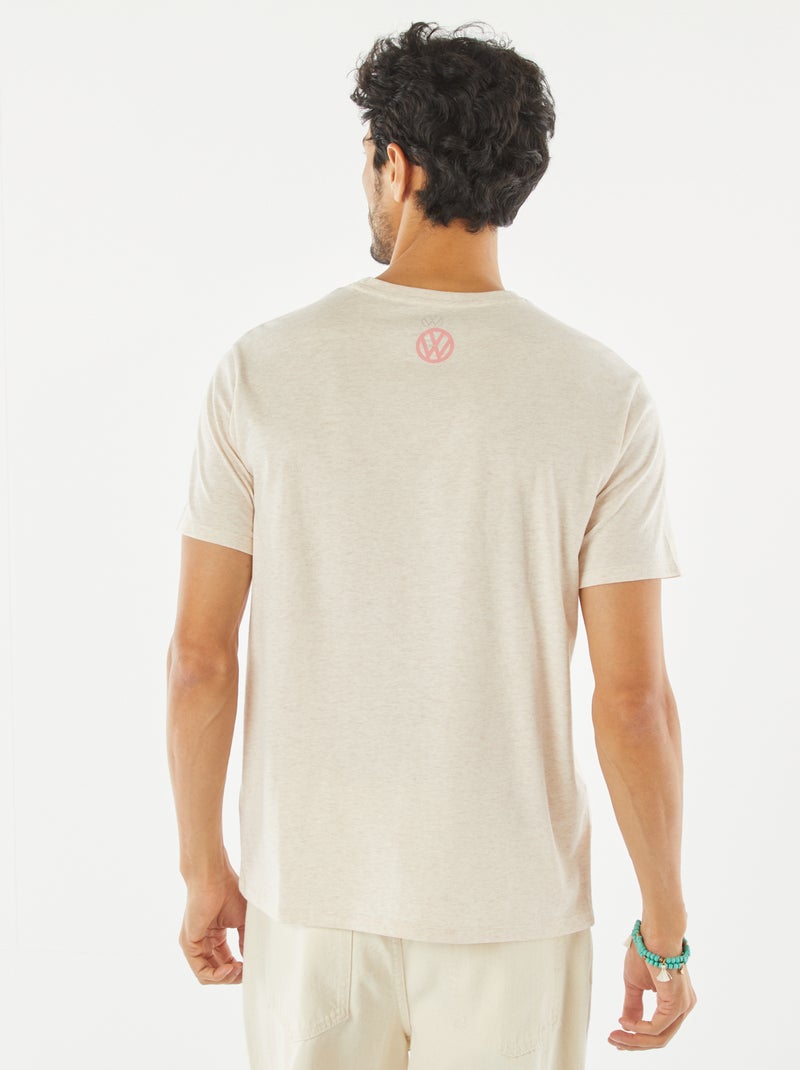 Camiseta de manga corta 'Volkswagen' BEIGE - Kiabi