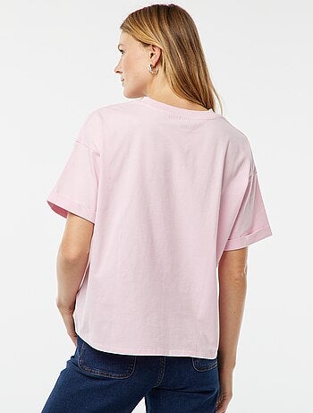 Camiseta de manga corta y cuello redondo 'Mickey Mouse' 'Disney'