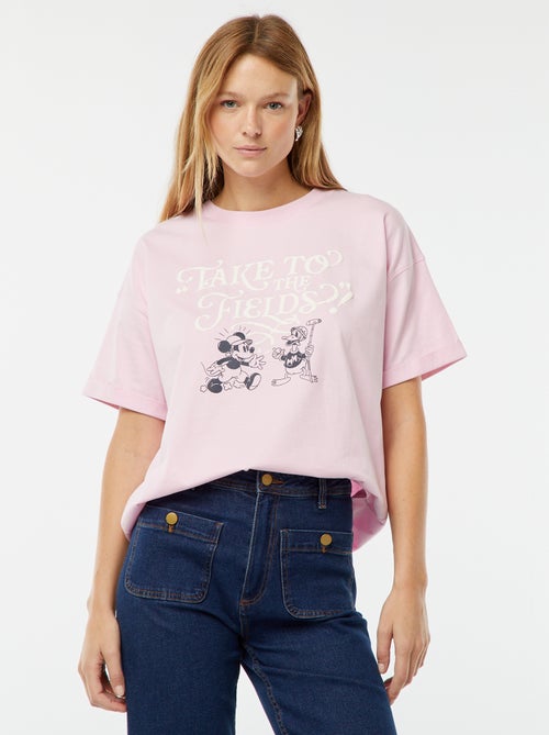 Camiseta de manga corta y cuello redondo 'Mickey Mouse' 'Disney' - Kiabi