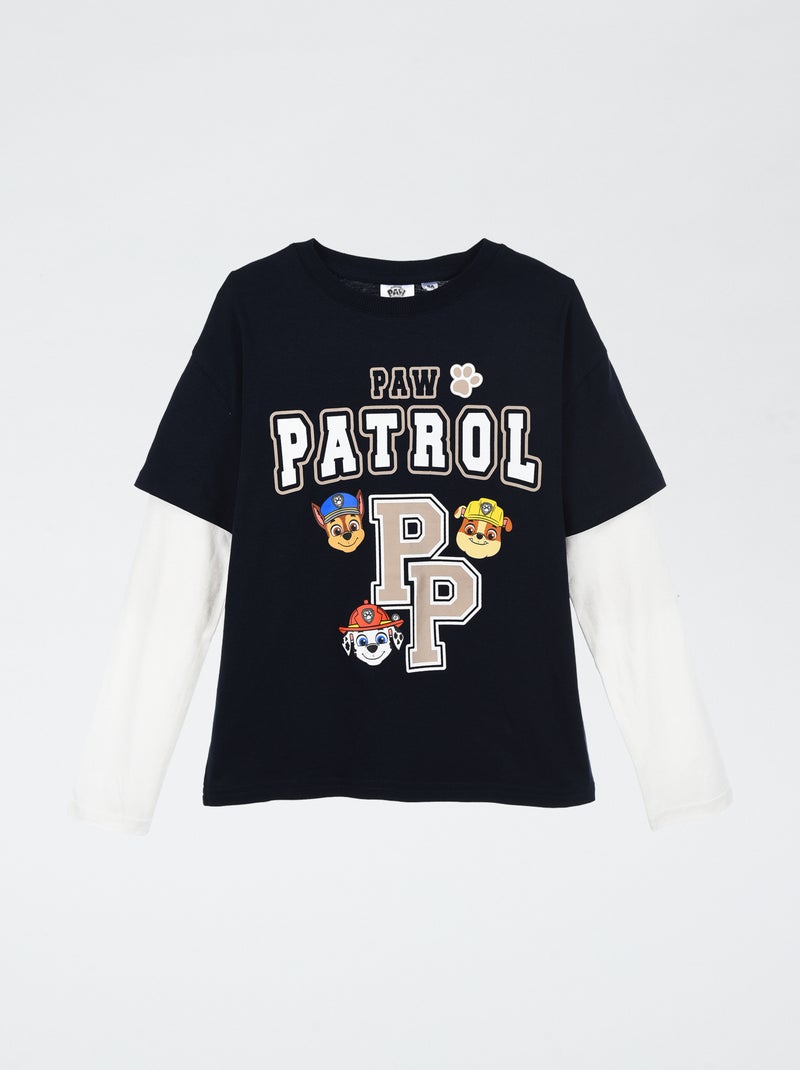 Camiseta de manga doble 'Patrulla Canina' Azul - Kiabi