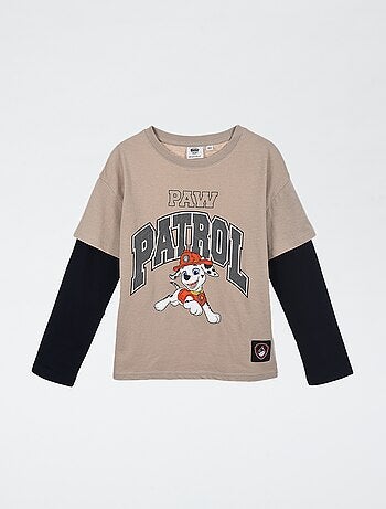 Camiseta de manga doble 'Patrulla Canina'