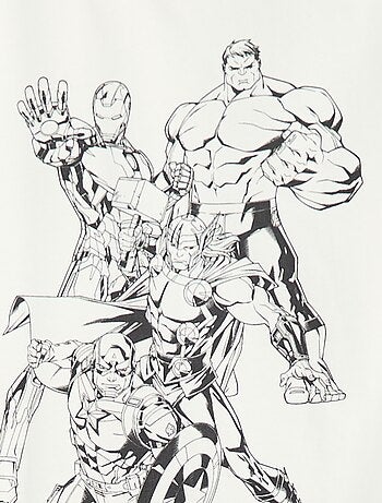 Camiseta de manga larga - Avengers - colección fácil de poner