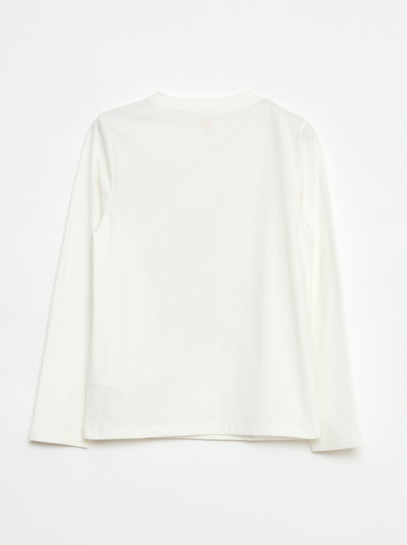 Camiseta de manga larga - Avengers - So Easy Blanco - Kiabi