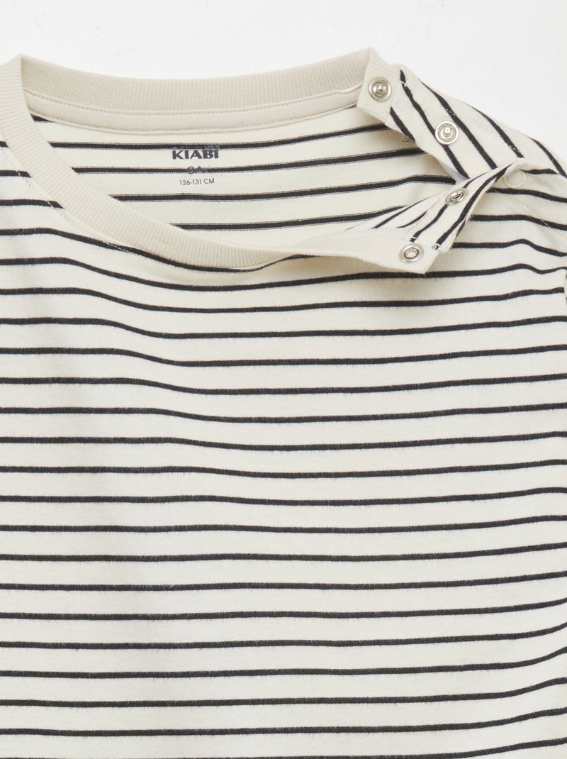 Camiseta de manga larga - colección fácil de poner BEIGE - Kiabi