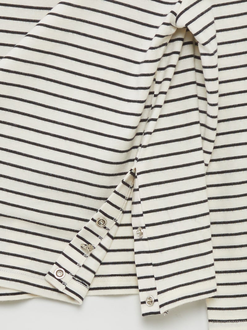 Camiseta de manga larga - colección fácil de poner BEIGE - Kiabi