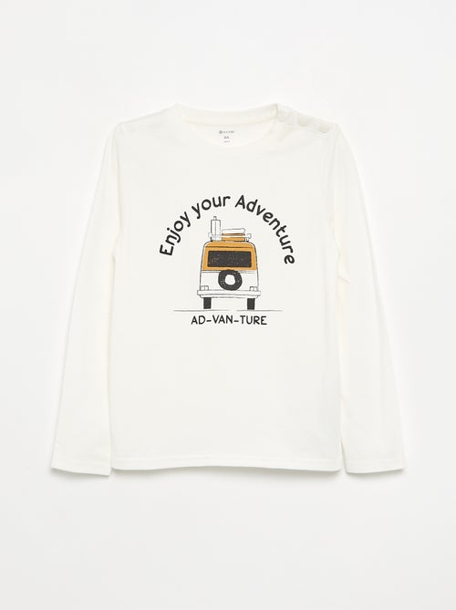 Camiseta de manga larga - colección fácil de poner - Kiabi