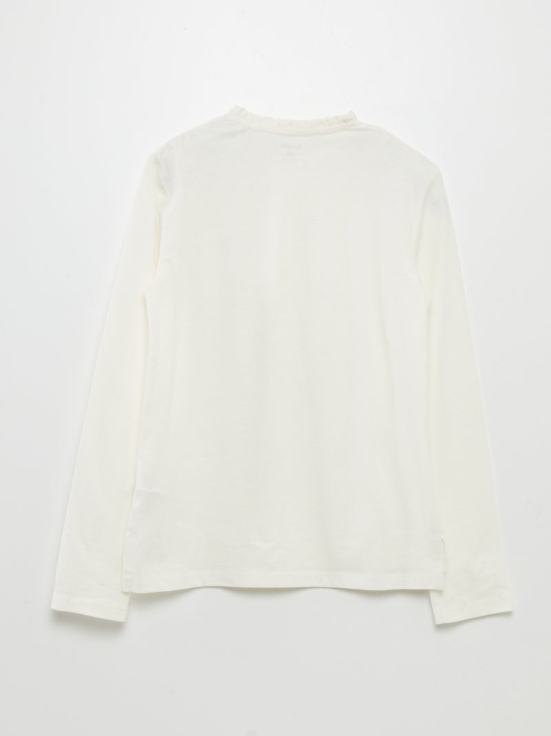 Camiseta de manga larga - So Easy BEIGE - Kiabi