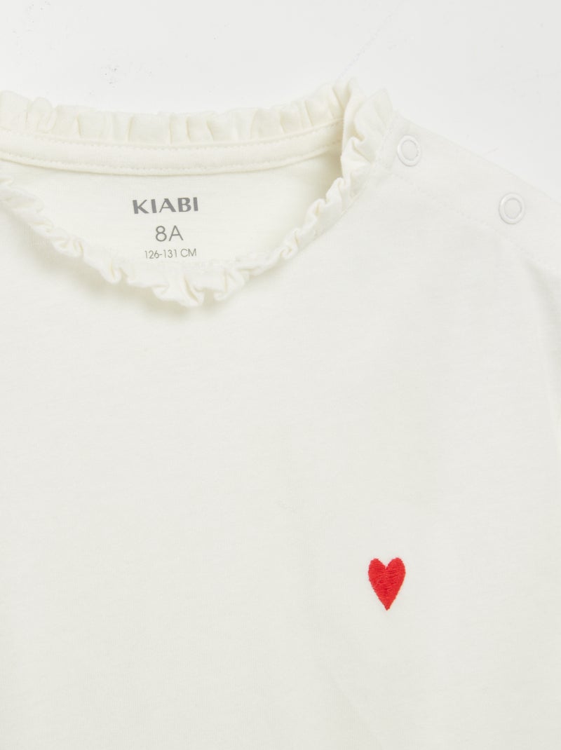 Camiseta de manga larga - So Easy BEIGE - Kiabi