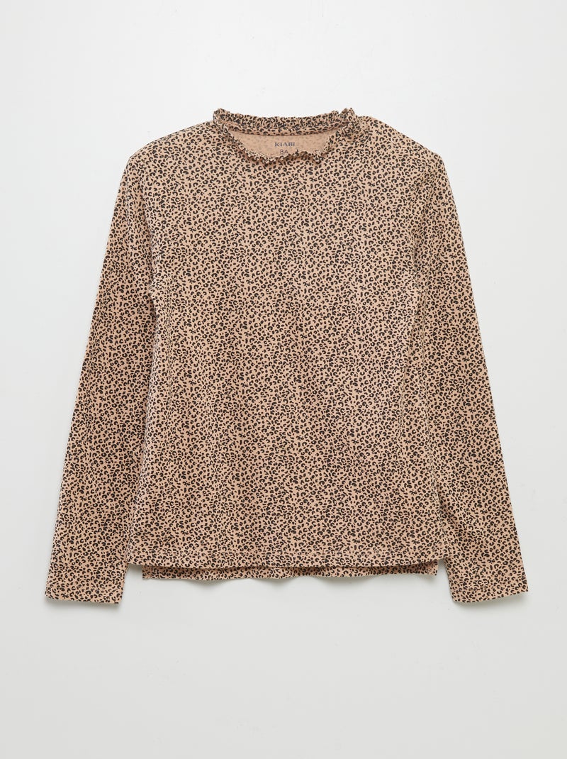 Camiseta de manga larga - So Easy BEIGE - Kiabi