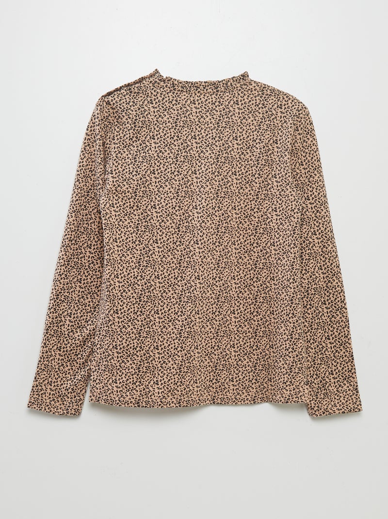 Camiseta de manga larga - So Easy BEIGE - Kiabi