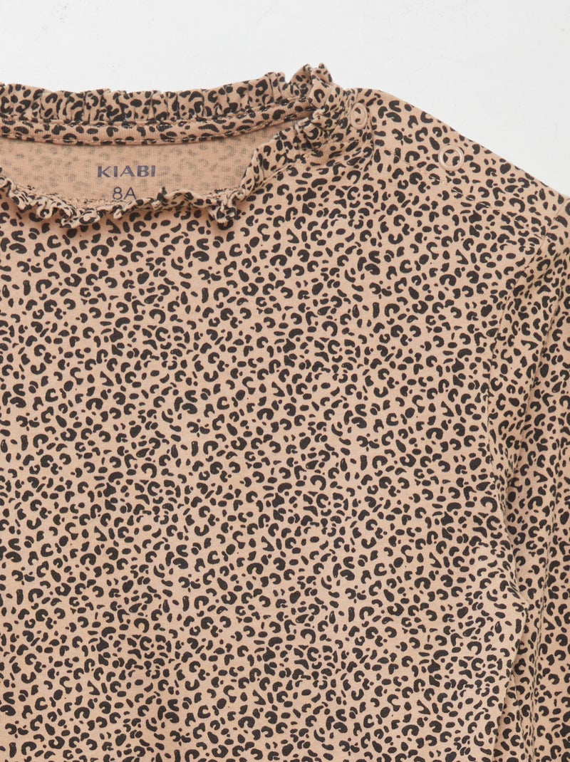 Camiseta de manga larga - So Easy BEIGE - Kiabi