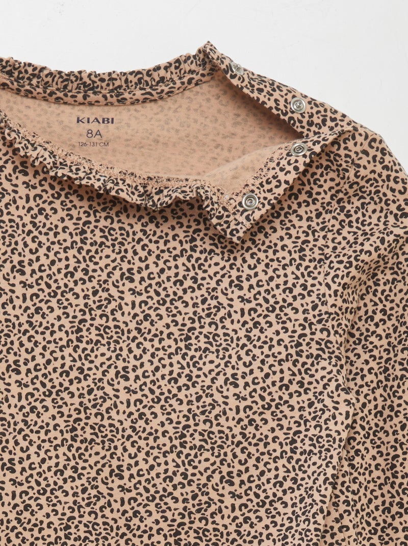 Camiseta de manga larga - So Easy BEIGE - Kiabi